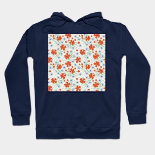 Pattern with tropical flowers Hoodie